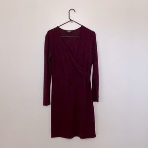 Size S maroon dress by George.